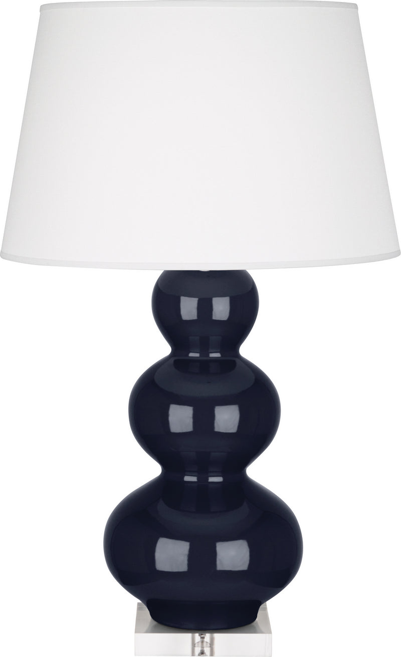 Robert Abbey (MB43X) Triple Gourd Table Lamp with Lucite Base