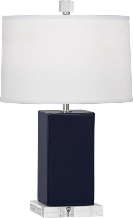 Robert Abbey (MB990) Harvey Accent Lamp with Oyster Linen Shade