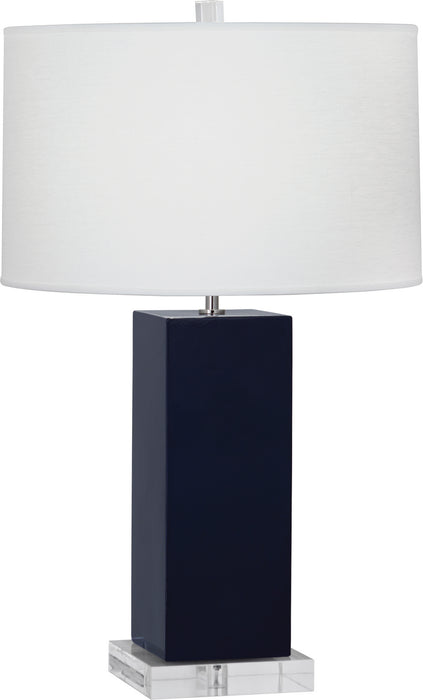 Robert Abbey (MB995) Harvey Table Lamp with Oyster Linen Shade