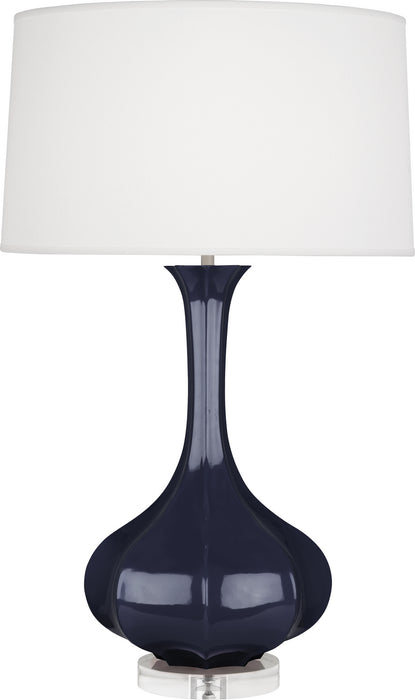 Robert Abbey (MB996) Pike Table Lamp with Pearl Dupoini Fabric Shade