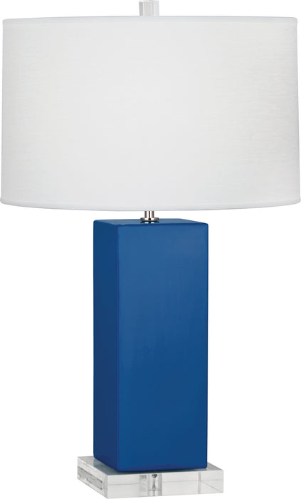 Robert Abbey (MR995) Harvey Table Lamp with Oyster Linen Shade