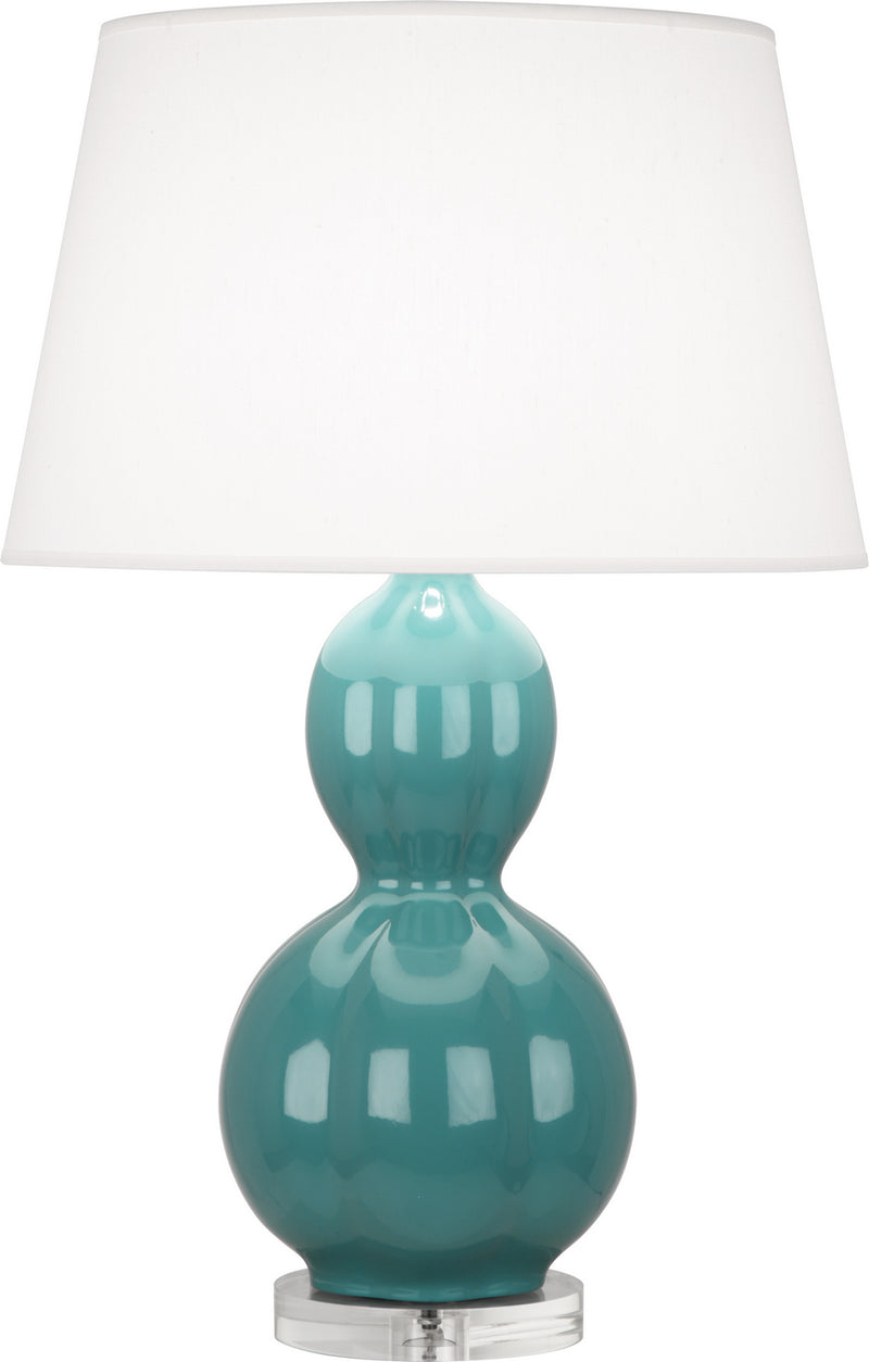 Robert Abbey (MT997) Williamsburg Randolph Table Lamp with Pearl Dupioni Fabric Shade