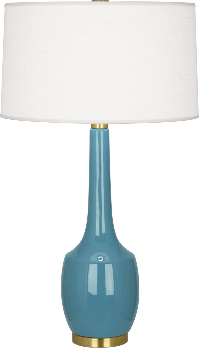 Robert Abbey (OB701) Delilah Table Lamp with Oyster Linen Shade