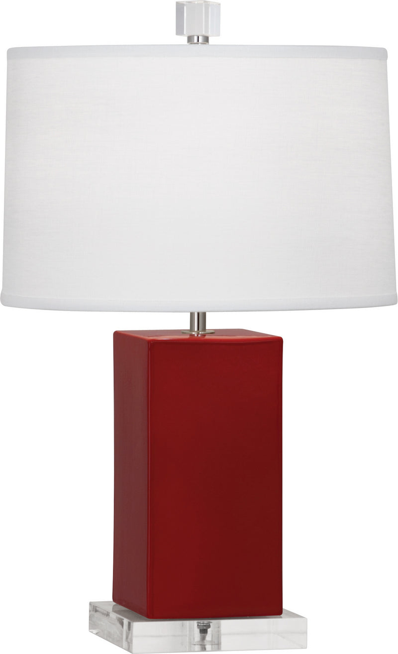 Robert Abbey (OX990) Harvey Accent Lamp with Oyster Linen Shade