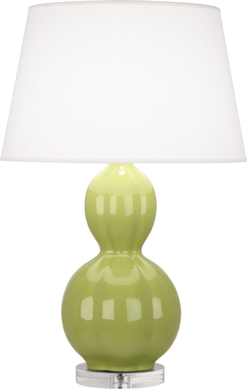 Robert Abbey (PG997) Williamsburg Randolph Table Lamp with Pearl Dupioni Fabric Shade