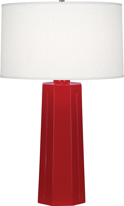 Robert Abbey (RR960) Mason Table Lamp with Oyster Linen Shade
