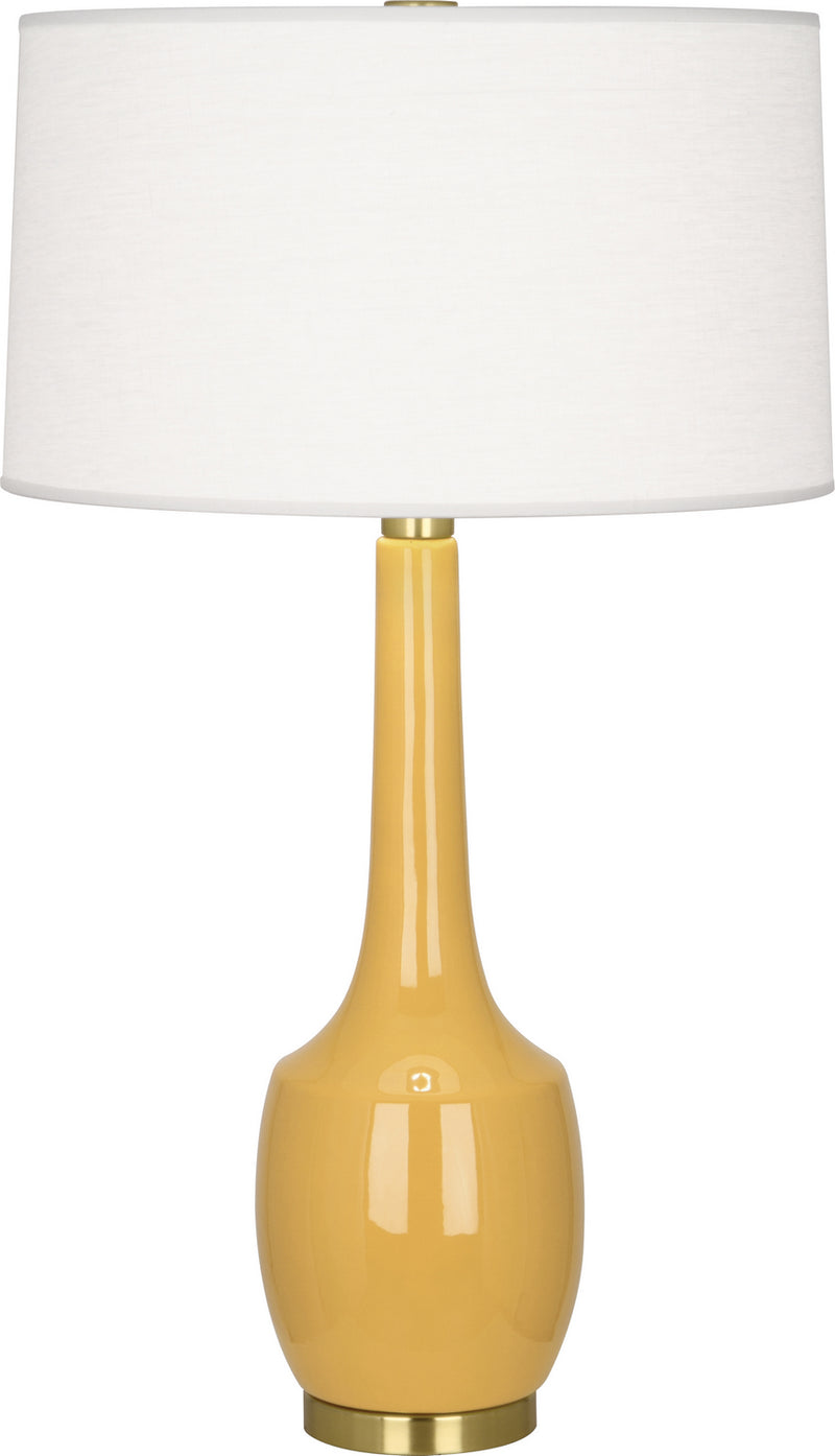 Robert Abbey (SU701) Delilah Table Lamp with Oyster Linen Shade