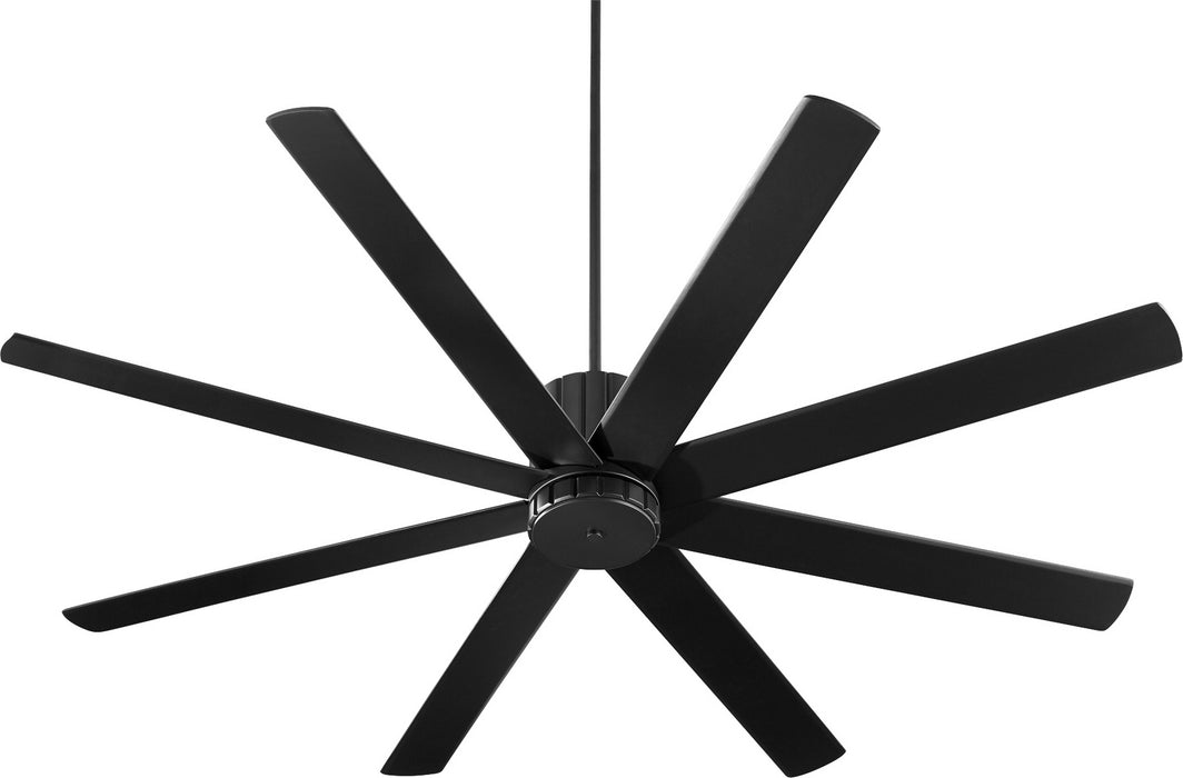 Proxima Transitional Ceiling Fan in Textured Black
