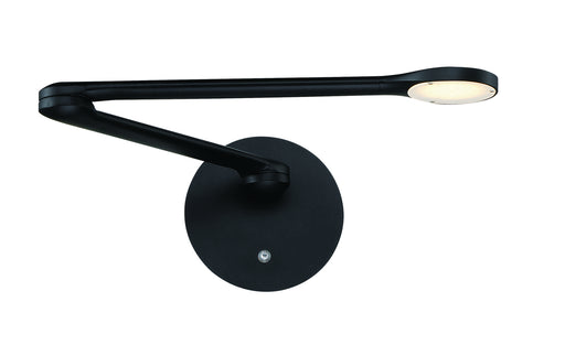 Reflex LED Swing Arm Light in Black