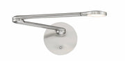 Reflex LED Swing Arm Light in Brushed Nickel