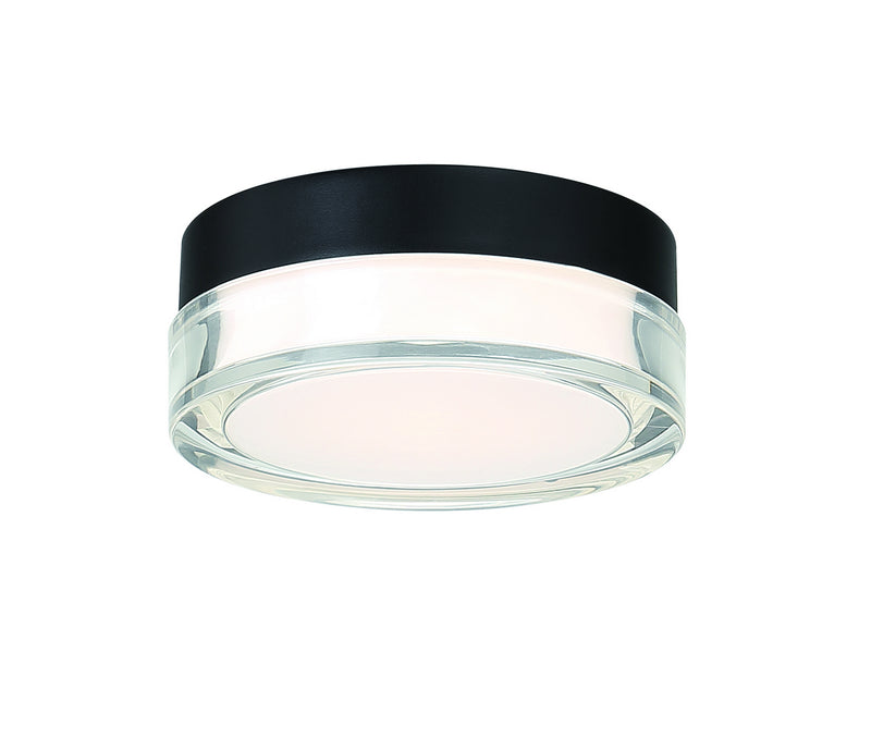 Pi LED Outdoor Flush Mount in Black