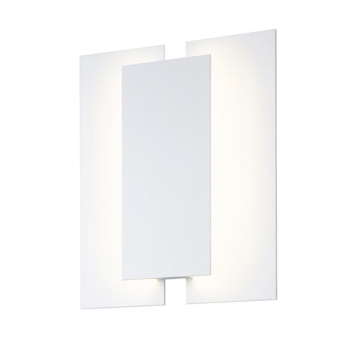 Batten LED Sconce in Textured White - Lamps Expo