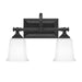 Nicholas 2-Light Bath Vanity in Earth Black
