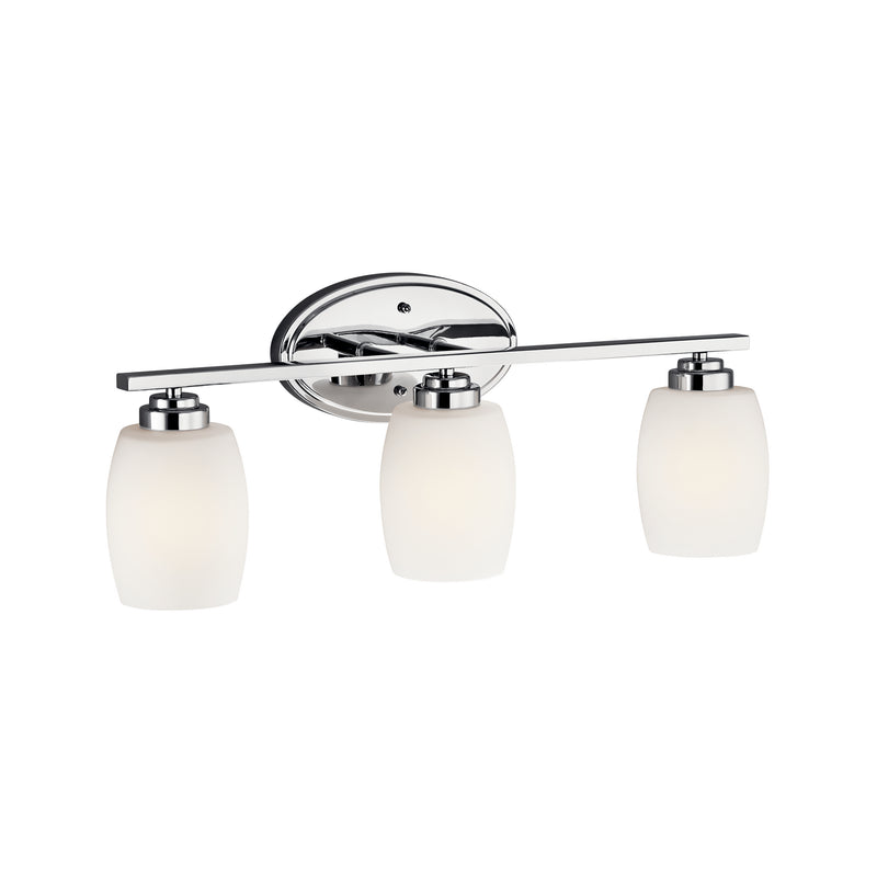 Eileen Bath Sconce 3-Light LED in Chrome