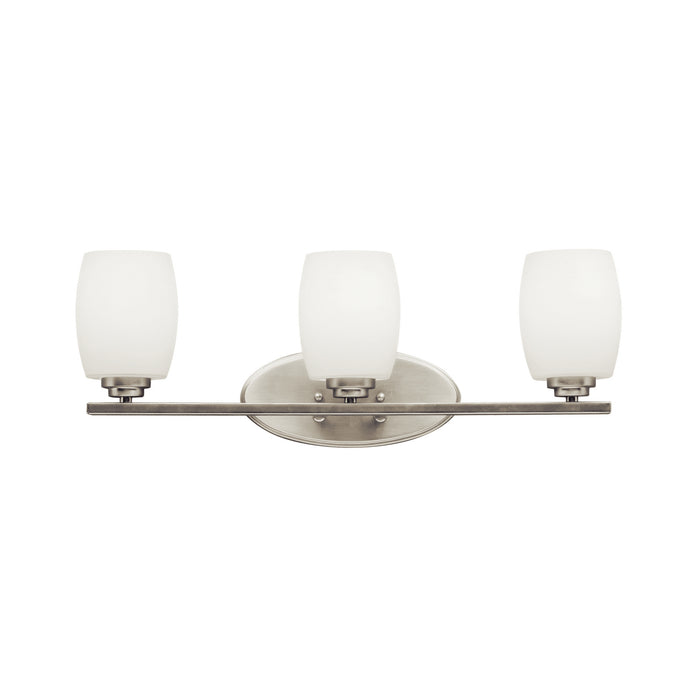 Eileen Bath Sconce 3-Light LED in Brushed Nickel