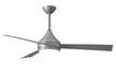 Matthews Fan Company (DA-BS-BW) Donaire 52" Paddle-Style Outdoor Fan in Brushed Stainless with Barnwood Tone Blades