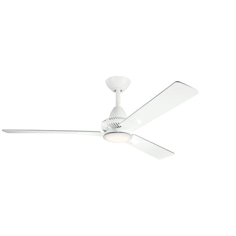 Kosmus 52 Inch Kosmus Fan LED in Matte White