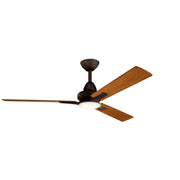 Kosmus 52 Inch Kosmus Fan LED in Satin Natural Bronze