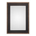 Uttermost's Staveley Rustic Black Mirror Designed by David Frisch