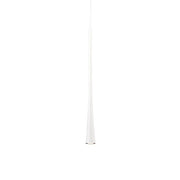 Taper Down Pendant in White