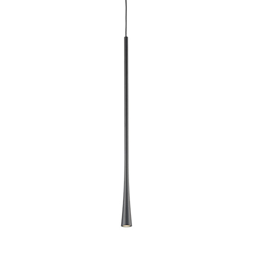 Taper Down Pendant in Black