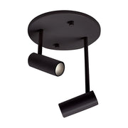 Downey Semi-Flush in Black