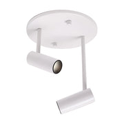 Downey Semi-Flush in White