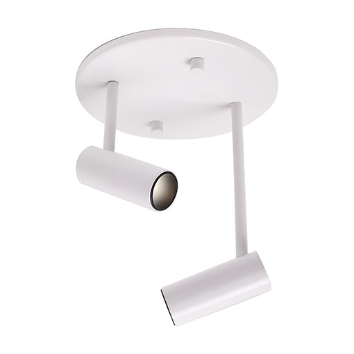 Downey Semi-Flush in White