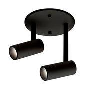 Downey Semi-Flush in Black