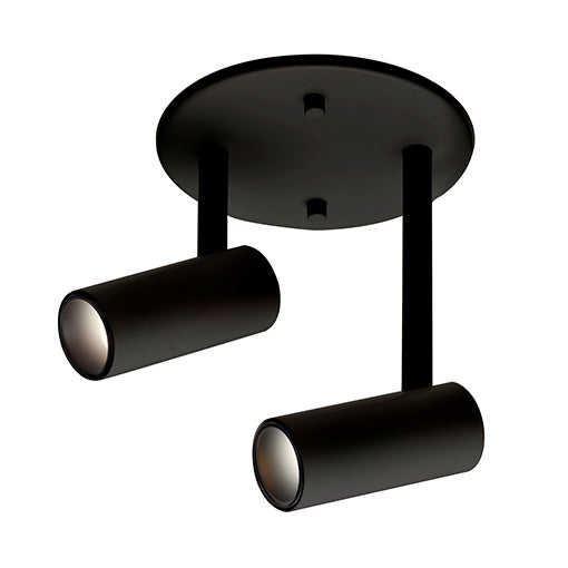 Downey Semi-Flush in Black
