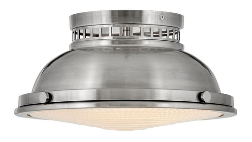 Emery Medium Flush Mount in Polished Antique Nickel - Lamps Expo