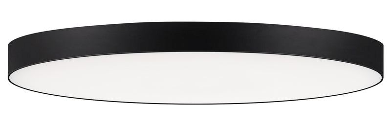 Trim 11" RD LED Flush Mount 3000K in Black - Lamps Expo