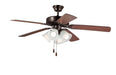 Basic-Max 52" Ceiling Fan in Oil Rubbed Bronze from Maxim, item number 89907FTOIWP