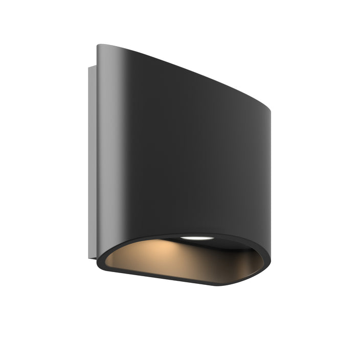 LED Wall Sconce in Black