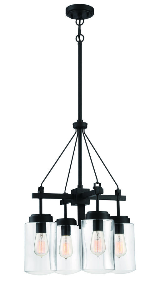 Crosspoint 4-Light Outdoor Chandelier in Espresso