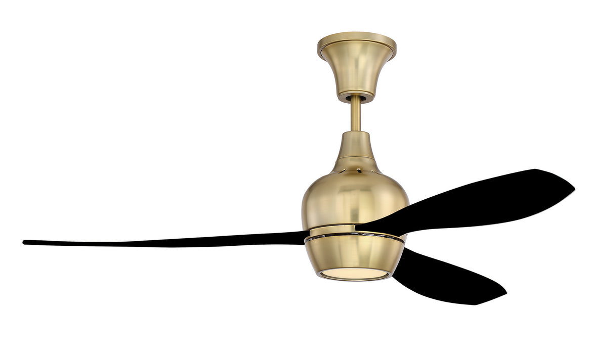 Bordeaux 52" Ceiling Fan in Satin Brass