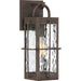 Ward 1-Light Outdoor Lantern in Gilded Bronze
