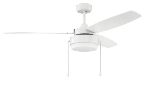 Intrepid 2-Light Contractor Ceiling Fan in White from Craftmade, item number INT52W3