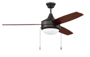 Phaze 3 Blade 2-Light Ceiling Fan in Espresso with Espresso Blades