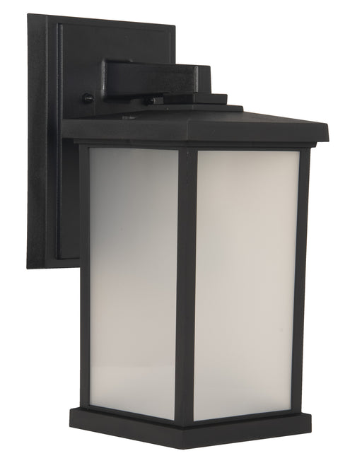 Composite Lanterns 1-Light Wall Lantern in Textured Matte Black