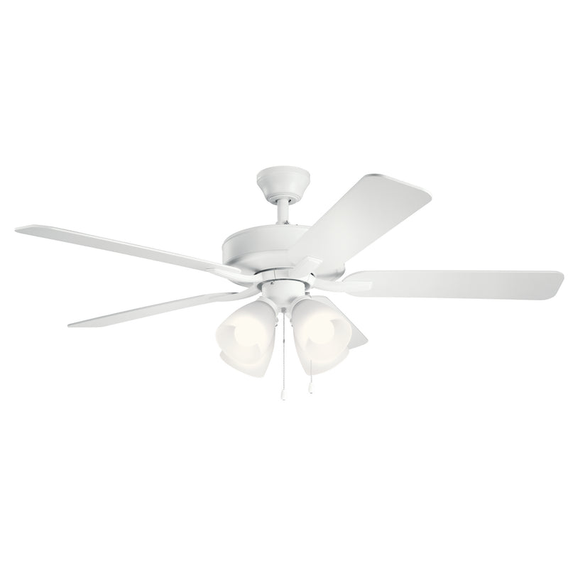 Basics Pro Premier 52 Inch Basics Pro Premier Fan in Matte White