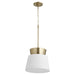 Modern & Contemporary Pendant in Studio White / Aged Brass - Lamps Expo