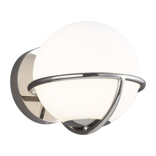 Apollo 1-Light Wall Sconce in Polished Nickel