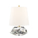 Henley 1 Light Small Table Lamp in Aged Brass
