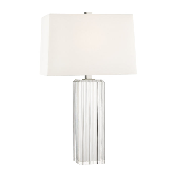 Hague 1 Light Large Table Lamp in Polished Nickel