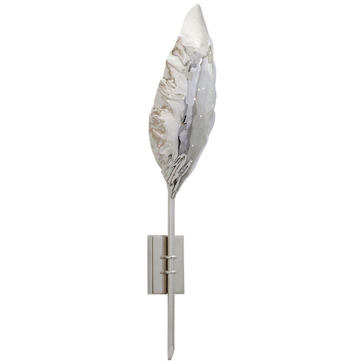 Dumaine One Light Wall Sconce in Polished Nickel