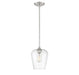 Octave 1-Light Mini-Pendant in Satin Nickel