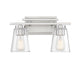 Calhoun 2-Light Bath Vanity in Satin Nickel