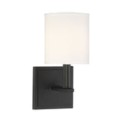 Waverly 1-Light Sconce in Matte Black