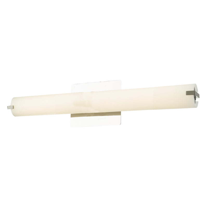 Squire LED Vanity in Chrome/Brushed Nickel